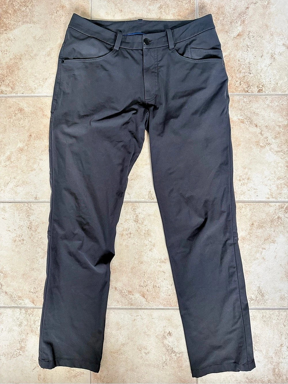 lululemon ABC Slim-Fit 5-Pocket Pant in Charcoal